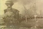 Log train at Fort Towson, OK.